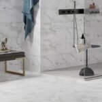 Ashley White Ceramic Floor Tile - 595 x 595mm