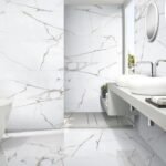 Carrara Elite Shiny Porcelain Floor Tile - 600 x 1200mm
