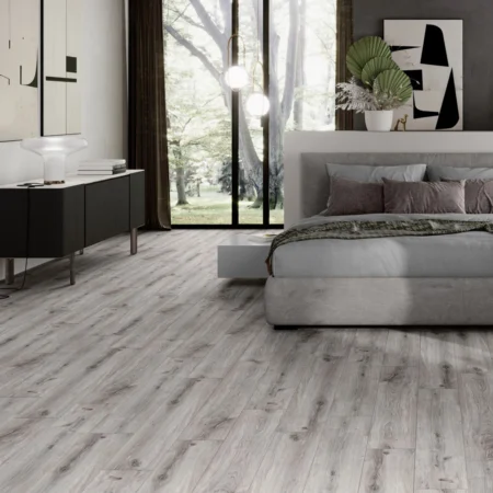 Cleopatra Candy Grey Wood Look Matt Ceramic Floor Tile - 200 x 1210mm