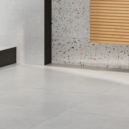 Fortuna Ivory Stone Look Matt Ceramic Floor Tile - 600 x 600mm