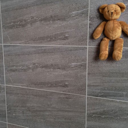 Kato Lava Grey Ceramic Floor Tile - 300 x 600mm