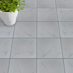 Bianco Venato Ceramic Floor Tile - 400 x 400mm
