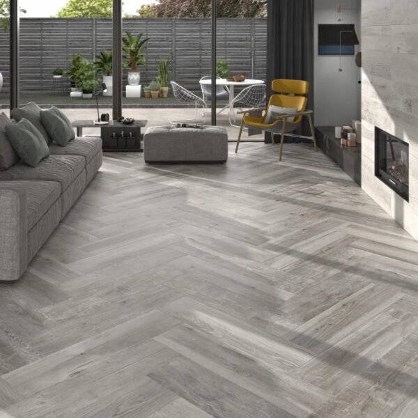 Salem Cenere Matt Porcelain Floor Tile - 300 x 1500mm