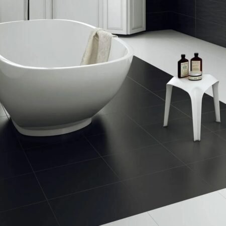 Verona Nero Ceramic Floor Tile - 400 x 400mm